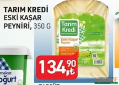 TARIM KREDİ ESKİ KAŞAR PEYNİRİ 350 G fiyat ve kampanya bilgisi